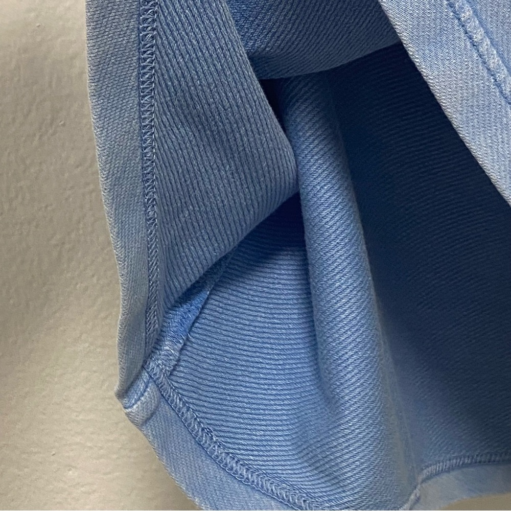 J Jill Light Blue 100% Cotton Drawstring Skirt - NWT - LP - Picture 7 of 10